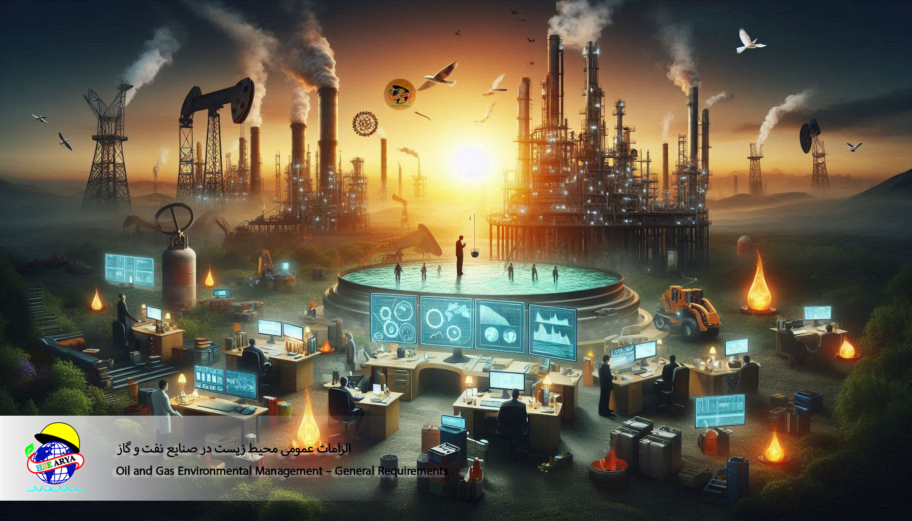 الزامات عمومی محیط زیست در صنایع نفت و گاز (Oil and Gas Environmental Management – General Requirements) - HSE Arya