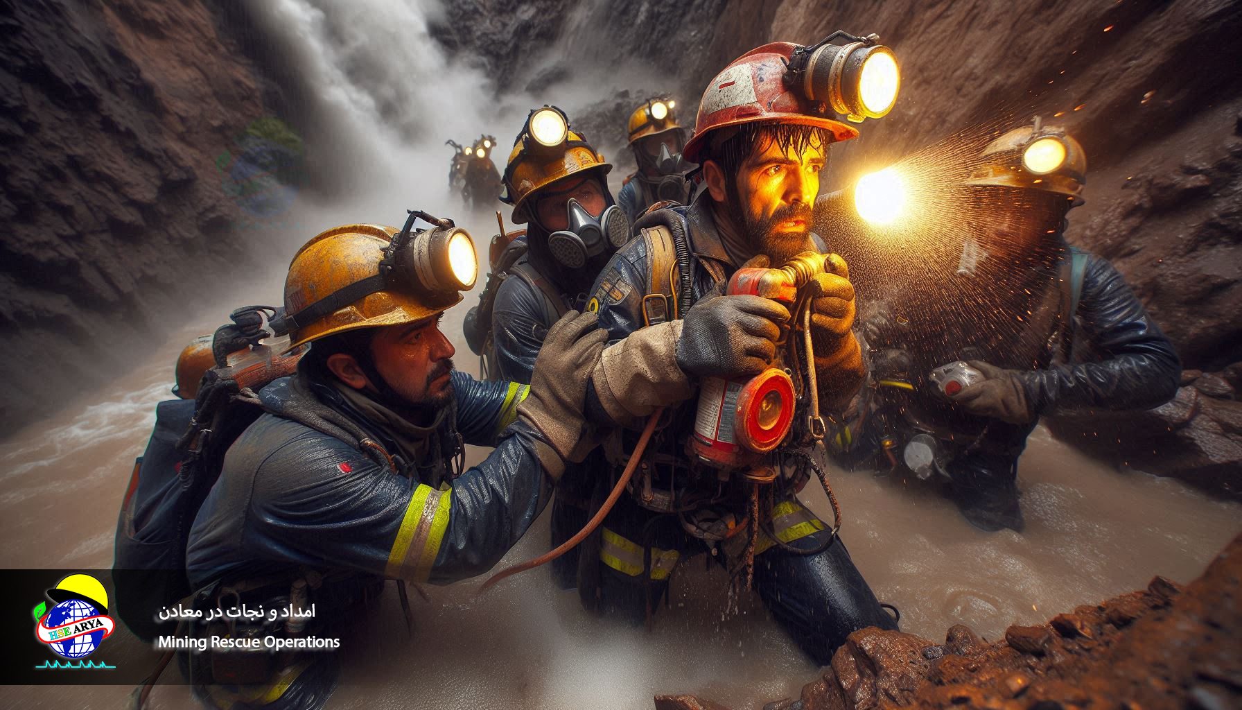 امداد و نجات در معادن (Mining Rescue Operations) - HSE Arya 2