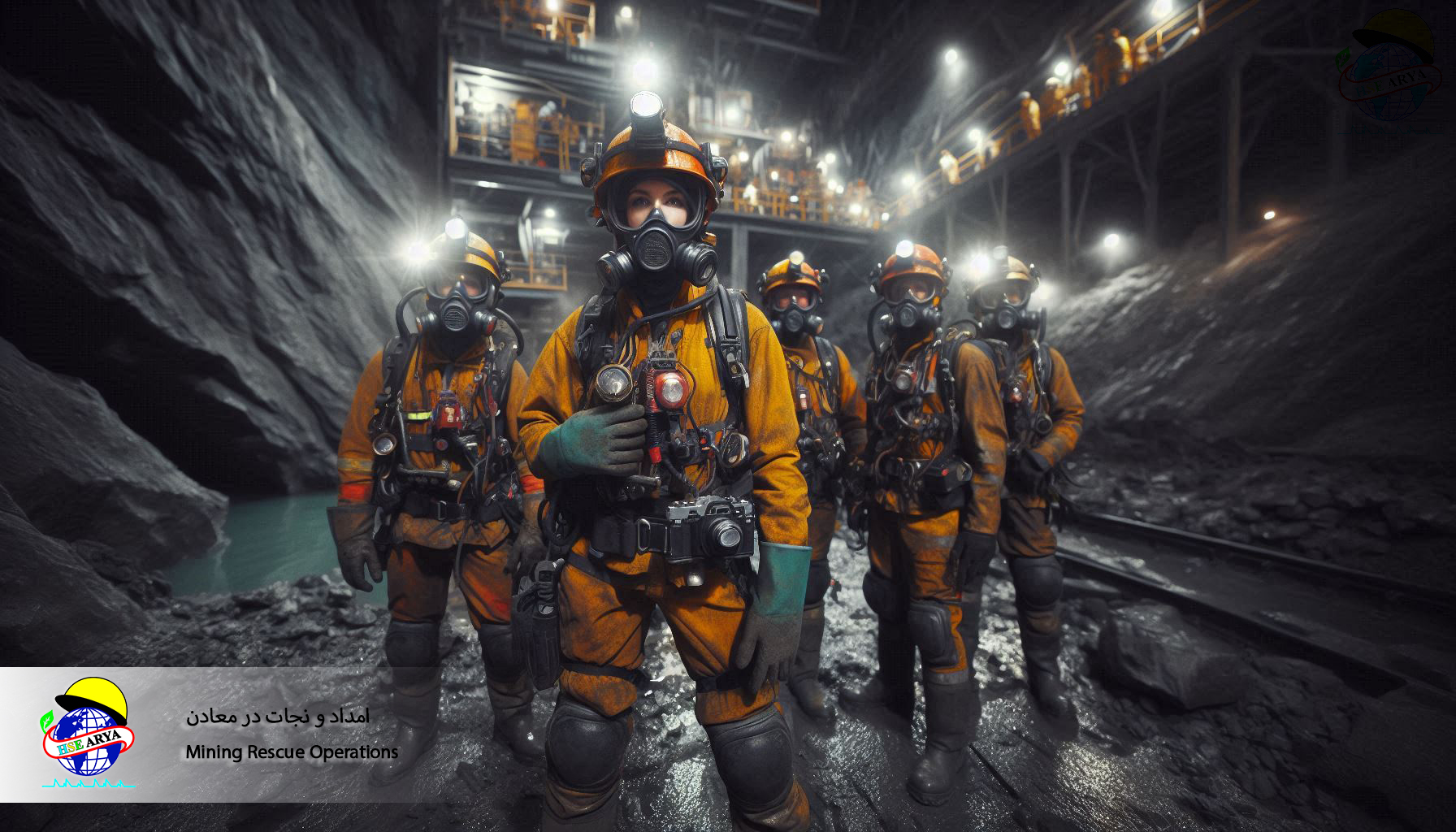 امداد و نجات در معادن (Mining Rescue Operations) - HSE Arya