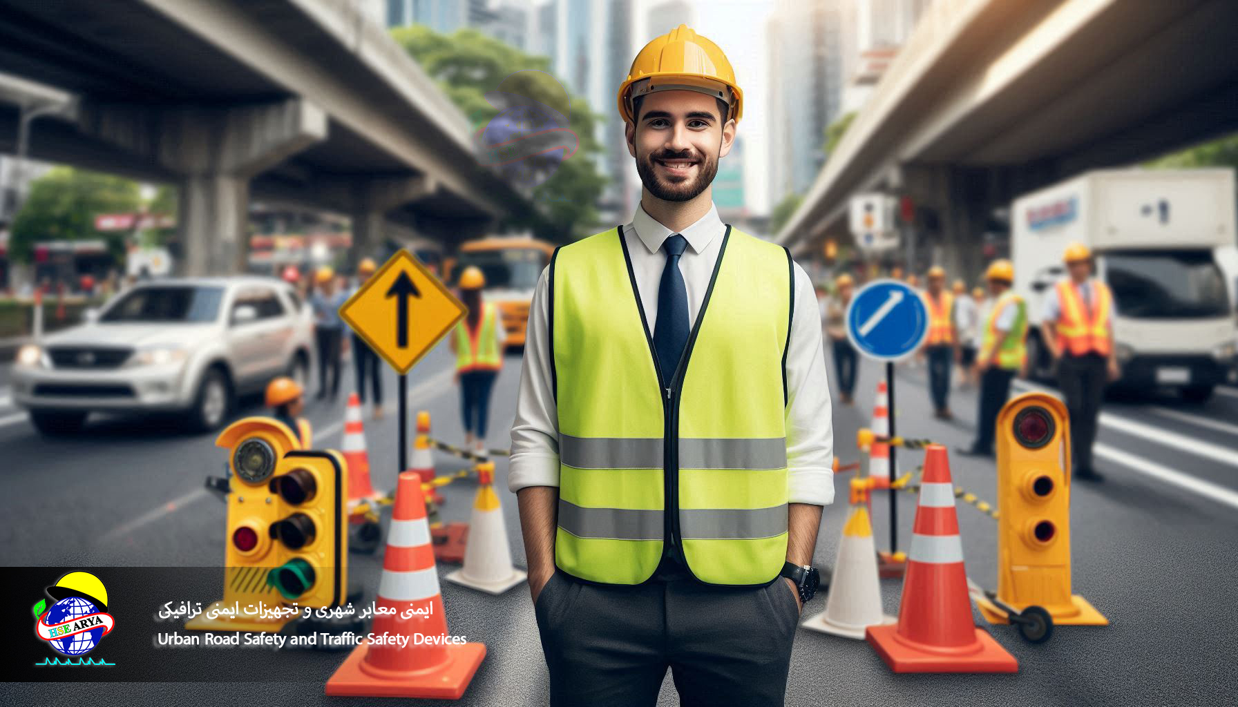 ایمنی معابر شهری و تجهیزات ایمنی ترافیکی (Urban Road Safety and Traffic Safety Devices) - HSE Arya