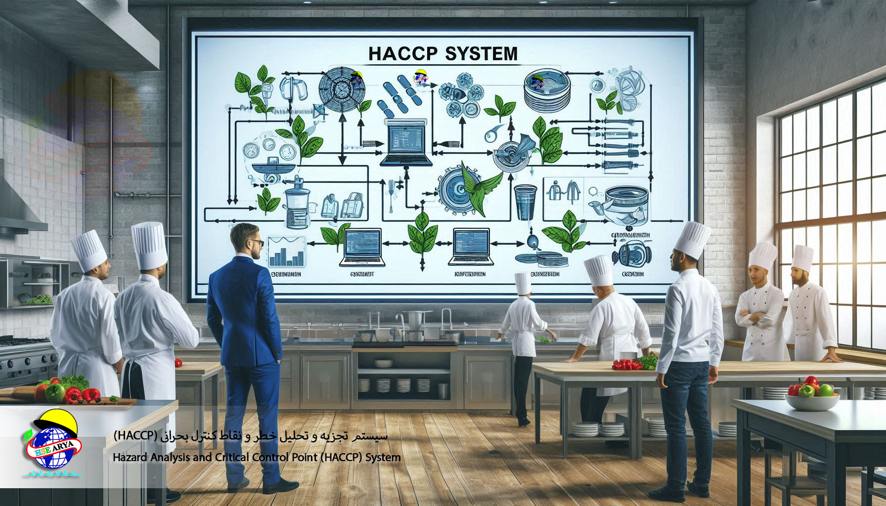 سیستم تجزیه و تحلیل خطر و نقاط کنترل بحرانی (HACCP) (Hazard Analysis and Critical Control Points (HACCP) System)-HSE Arya