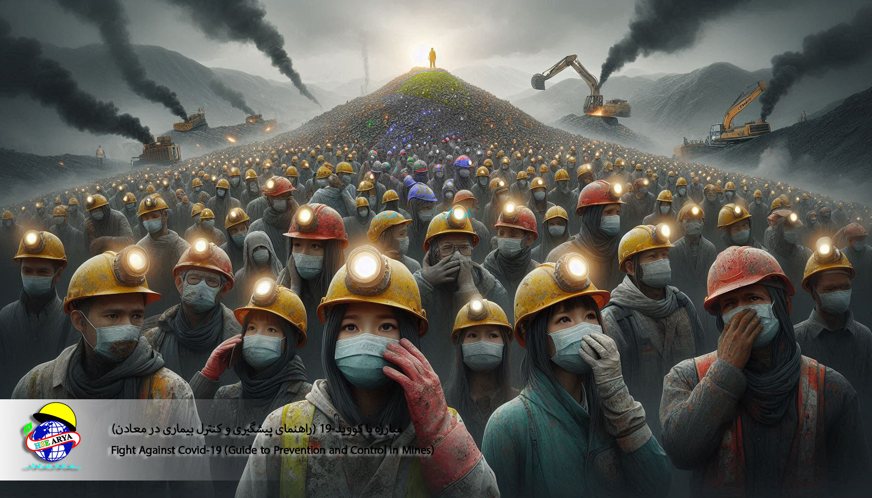دورۀ مبارزه با کووید-19 (راهنمای پیشگیری و کنترل در معادن) (Fight Against Covid-19 (Guide to Prevention and Control in Mines))-HSE Arya