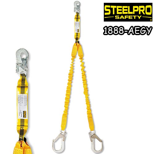 لنیارد دو بازو الاستیک تسمه ای با قلاب Steelpro Safety مدل STEEL FLEX