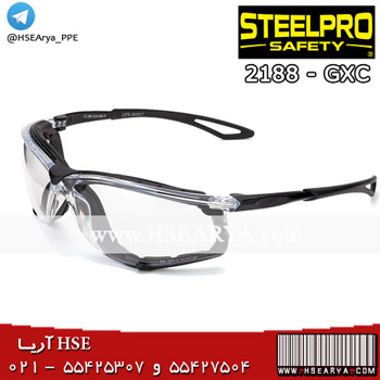 عینک ایمنی فوم دار بی رنگ Steelpro Safety - XENON